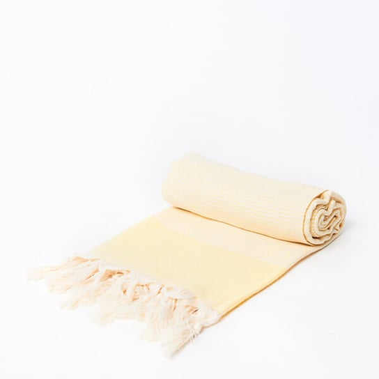 Ręcznik hammam CAPRI 100% naturalna bawełna YEYE Żółty YEYE NATURAL