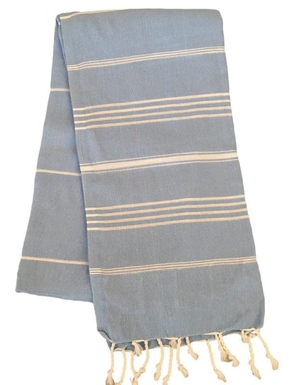 Ręcznik Hammam do sauny na plażę 100x180 Sułtan jasnoniebieski Inna marka