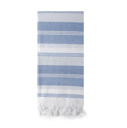 Ręcznik Hammam do sauny plażowy 100x180 Sarayli niebieskobiały Inna marka