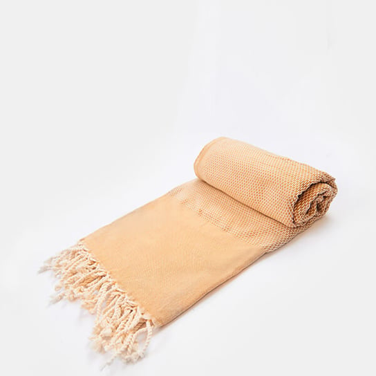 Ręcznik hammam HASIR 100% naturalna bawełna YEYE Musztardowy YEYE NATURAL