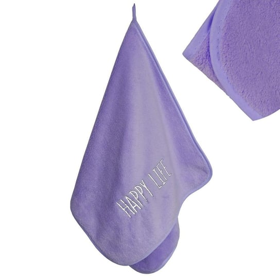 Ręcznik Happy Life 30x70 fioletowy z mikrofibry Home 2023 Domarex