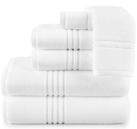 Ręcznik Hotelowy Standard Biały 50x90 500g/m2 Bor1 Spod Igły i Nitki