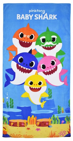 Ręcznik Kąpielowy 70X140 Baby Shark Bawełniany Nickelodeon