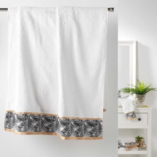Ręcznik kąpielowy 90 x 150 cm Orbelles biały Inna marka