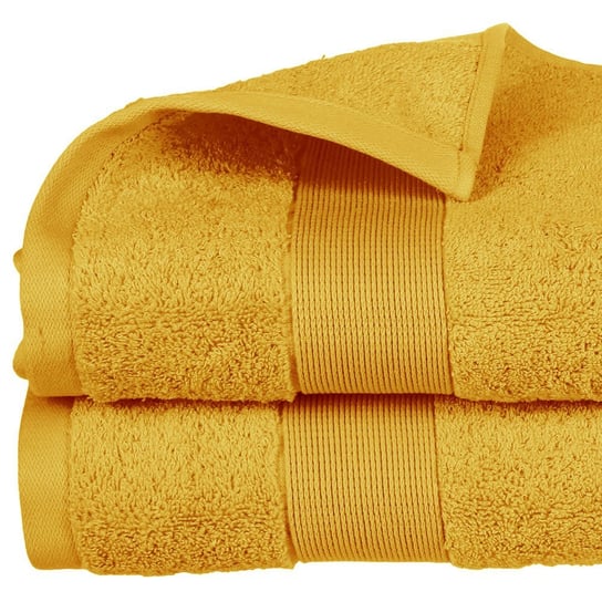 Ręcznik kąpielowy bawełniany, 150 x 100 cm, kolor żółty Atmosphera