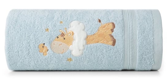 Ręcznik kąpielowy bawełniany BABY41 50x90 cm niebieski Eurofirany
