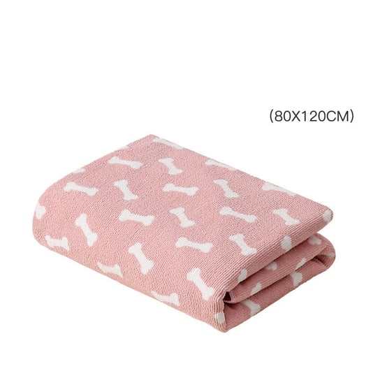 Ręcznik kąpielowy dla psa i kota - różowy HEDO