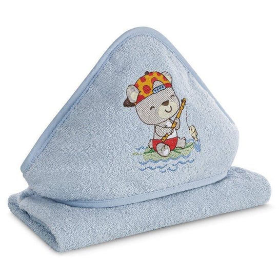 Ręcznik Kąpielowy Dziecięcy Baby51 50x90 Niebieski Eurofirany