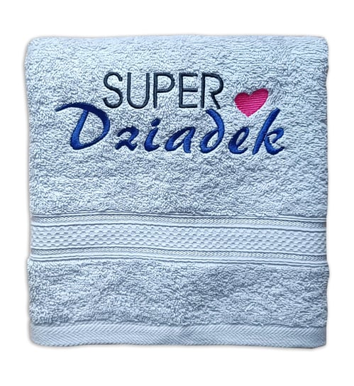 Ręcznik kąpielowy HAFT - dla DZIADKA, prezent dzień dziadka - 50X90, 500g MELLANDI.PL
