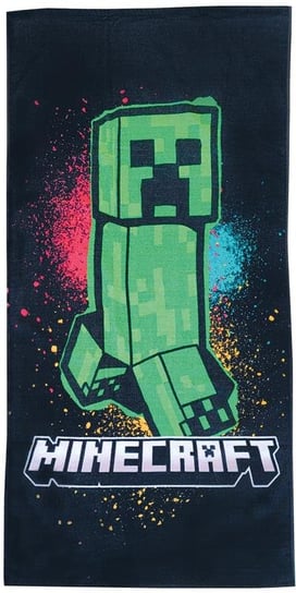 Jerry Fabrics Minecraft Mob Attack - Telo da bagno, 70 x 140 cm