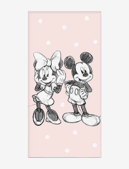 Ręcznik kąpielowy Myszka Minnie i Mickey 4503 70x140cm Disney
