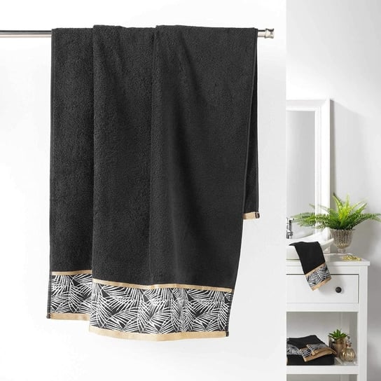 Ręcznik kąpielowy ORBELLA, 70 x 130 cm, kolor czarny Douceur d'intérieur