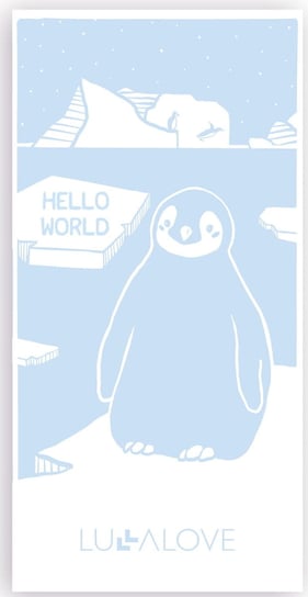 Ręcznik Kąpielowy Plażowy Bambusowy Pingwiny 75X150 Cm Lullalove LullaLove