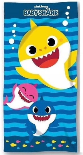 Ręcznik kąpielowy plażowy szybkoschnący BABY SHARK 70X140 United Labels