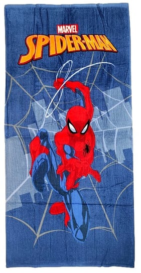 Ręcznik kąpielowy Spider-Man Marvel 60 x 120 cm - granatowy Aymax
