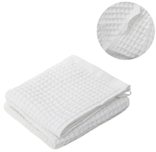 Ręcznik Kąpielowy Vaffel Biały 70X130Cm Homla