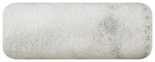 Ręcznik Kate 50x90 02 kremowy srebrny 450g/m2 Eurofirany Eurofirany