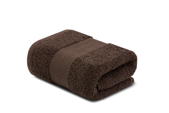 Ręcznik KONSIMO Lente, brązowy, 50x90 cm Konsimo