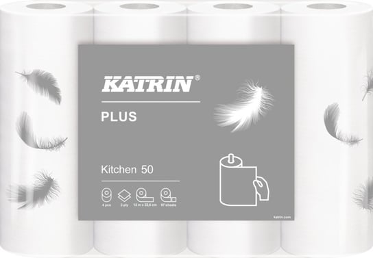 Ręcznik Kuchenny Katrin Plus, 2W Celuloza, Opakowanie 28 Rolek Metsa Tissue