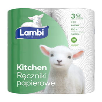 Ręcznik Kuchenny Lambi Kitchen 3 Warstwy 2X70 Pefc Lambi