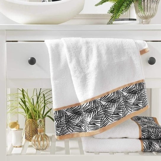 Ręcznik łazienkowy 50x90 cm MIRANDA : Kolor - Biały MIA home