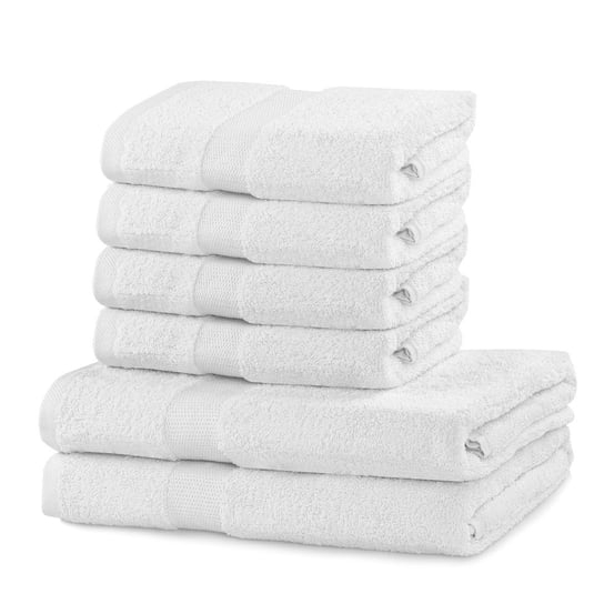 Ręcznik, Marina, biały, Set2*70x140+4*50x100 DecoKing