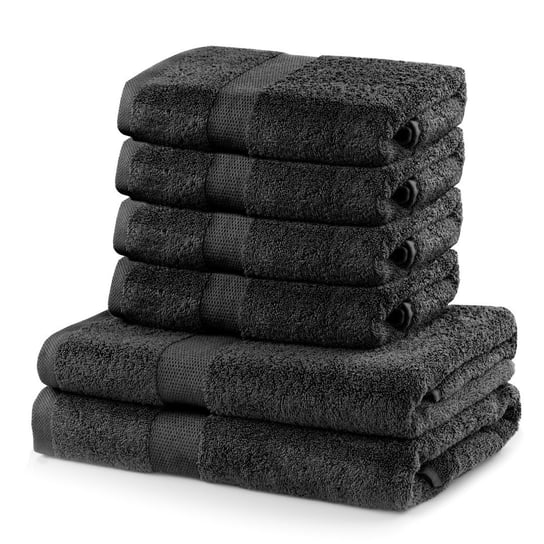Ręcznik, Marina, Charcoal, Set2*70x140+4*50x100 DecoKing
