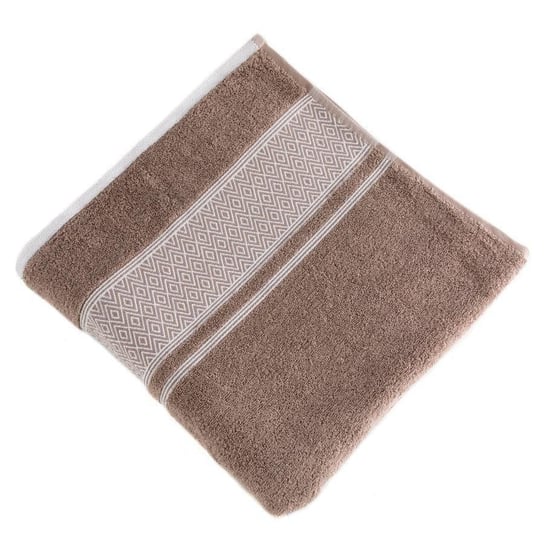 Ręcznik Miss Lucy Sanny 70 x 140 cm szaro-brązowy Miss Lucy