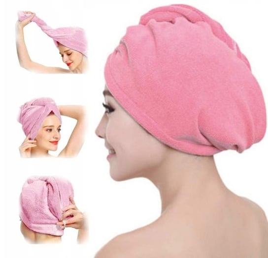 Ręcznik na głowę turban do włosów szybkoschnący Aqua-Sport