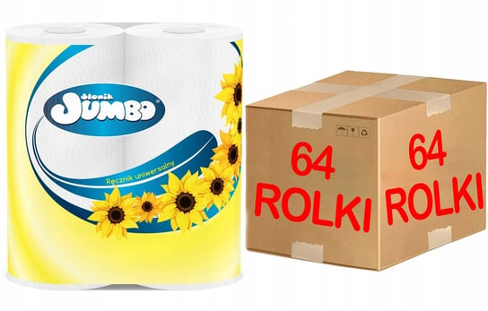 Ręcznik papierowy 2R SŁONIK JUMBO ECONOMIC 2W - 64 Rolki PAKO