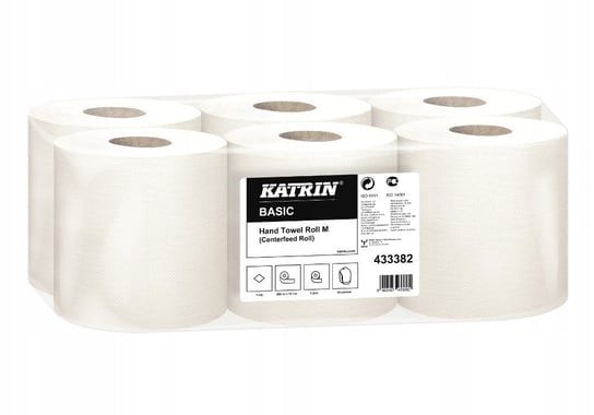 Ręcznik papierowy makulaturowy 1w Katrin 6 rolek Katrin