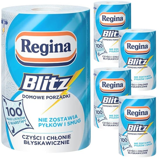 Ręcznik Papierowy Regina Blitz Długi 3 Warstwy X 5 SkandynawskiDom