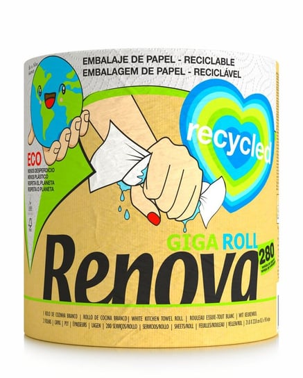 Ręcznik papierowy Renova Giga Roll Recycled Renova