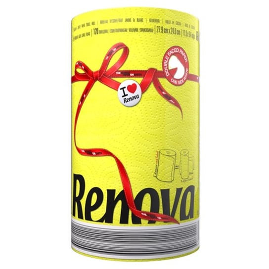 Ręcznik papierowy RENOVA Red Label, żóły, 1 szt. Renova