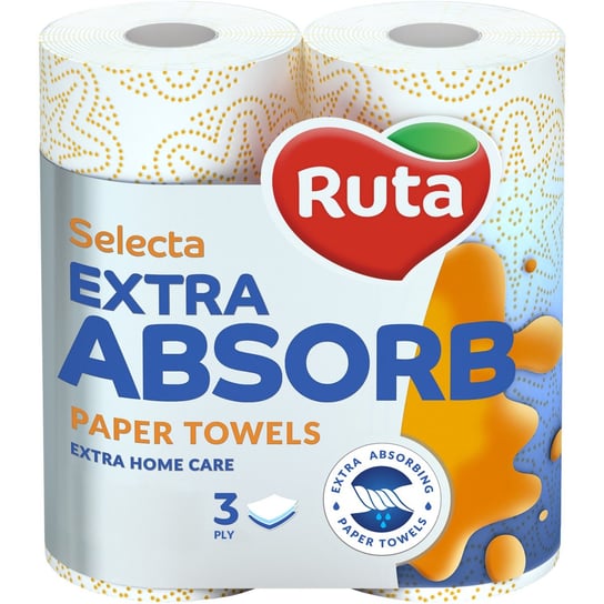 Ręcznik papierowy Ruta Selecta EXTRA ABSORB 2 rolki Ruta