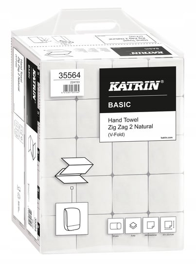 Ręcznik papierowy składany ZZ Katrin 4000 listków KATRIN