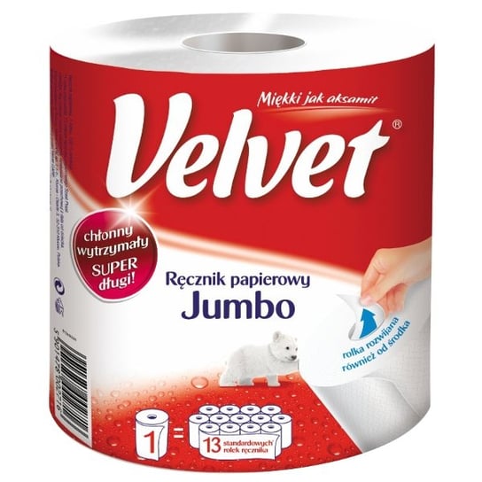 Ręcznik papierowy VELVET Jumbo , 1 szt. Velvet Care