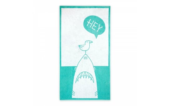 Ręcznik plażowy 70x130 Rekin niebieski morski frotte Zwoltex Zwoltex