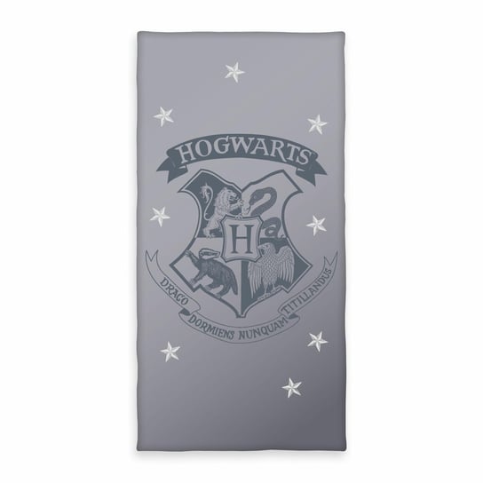 Ręcznik plażowy 70x140 Harry Potter szary dziecięcy welurowy Inna marka