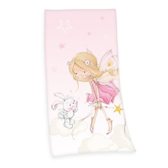 Ręcznik plażowy 75x150 Wróżka Little Fairy różowy dziecięcy bawełniany H23 Herding