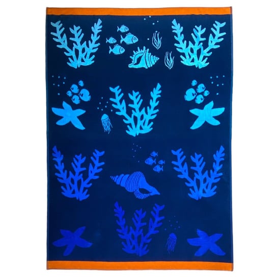 Ręcznik plażowy aksamitny żakardowy Algas 140x180 400g/m² LE COMPTOIR DE LA PLAGE