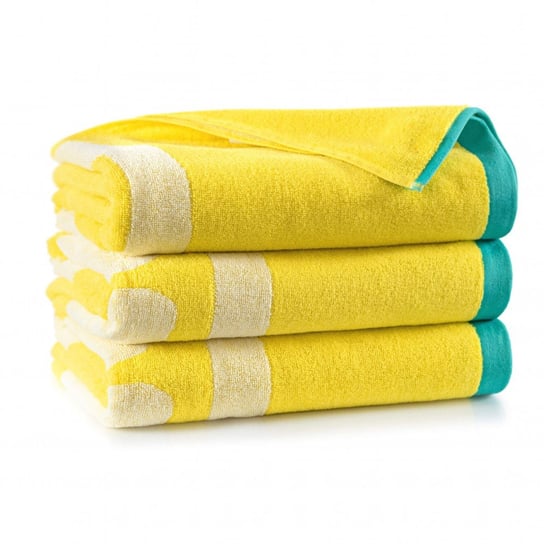 Ręcznik Plażowy Citron 100X160 Zwoltex Żółty Zwoltex
