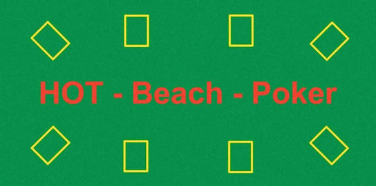 Ręcznik plażowy do gry w pokera, Hot Games Hot Games