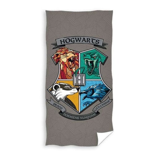 Ręcznik plażowy na basen 70 x 140 Harry Potter Hogwarth Carbotex