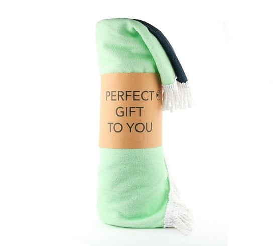 Ręcznik plażowy okrągły MÓWISZ I MASZ Mandala, zielony, 150 cm Mówisz i Masz