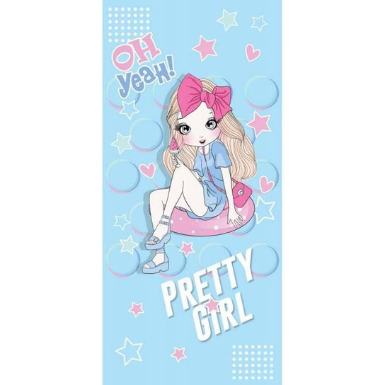 Ręcznik plażowy prostokątny mały 150x70 Pretty Girl REC47WZ7 KEMER