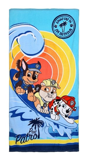 Ręcznik plażowy Psi Patrol Chase Marshall Rubble Psi Patrol