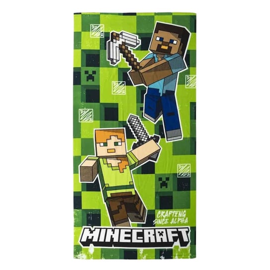 Ręcznik Plażowy z mikrofibry Minecraft 70x140 Minecraft
