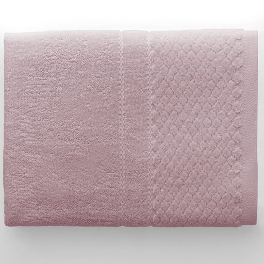 Ręcznik Rubrum Kolor Pudrowy Róż Styl Klasyczny 50x90 AmeliaHome, - Ręcznik, Ah, Rubrum, P.Pink, 50x90 AmeliaHome