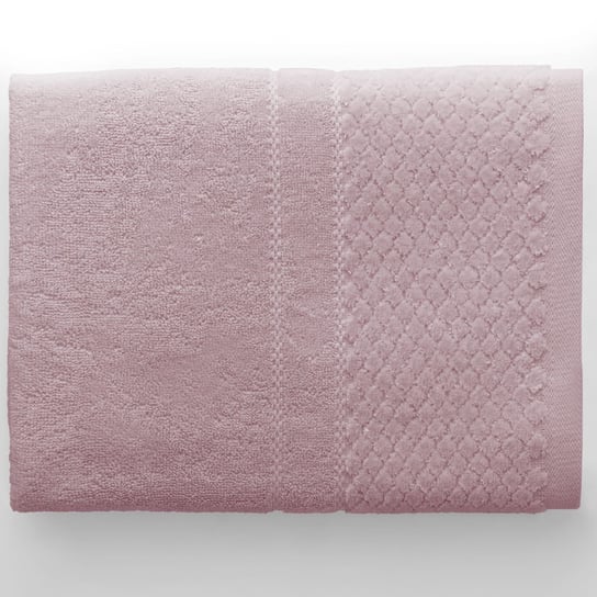 Ręcznik Rubrum Kolor Pudrowy Róż Styl Klasyczny 70x130 AmeliaHome, - Ręcznik, Ah, Rubrum, P.Pink, 70x130 AmeliaHome